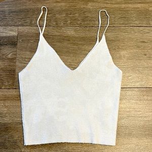 Pac Sun La Hearts white ribbed tank